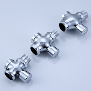 Válvula de descarga de cuatro vías de cobre Chenlu, montada en la pared, para ahorrar agua en el inodoro, CL 6610 - Product Image 3
