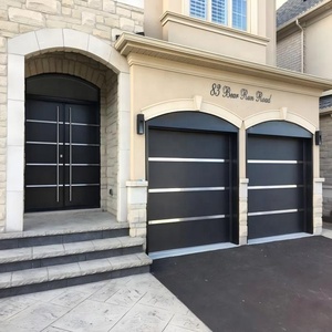 <span class=keywords><strong>Porte</strong></span> de <span class=keywords><strong>garage</strong></span> <span class=keywords><strong>sectionnelle</strong></span> ATMOS résidentielle moderne isolée automatique en acier fini mousse PU pour villa - Product Image 1
