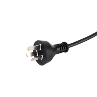 Cordon d'alimentation en caoutchouc IEC Argentine 10 ampères 2 fils, prise standard IRAM 2063, alimentation CA, longueur personnalisée, approuvé IRAM