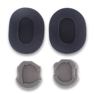 สำหรับโซนี่ WH-1000XM4 แผ่นรองหูฟังแบบเปลี่ยนได้ แผ่นรองหูฟังแบบเจลเย็นสบาย ผ้าเมมโมรี่โฟม ป้องกันเสียงรบกวน ระบายอากาศได้ดี - Product Image 2