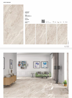 Azulejos de Porcelana de 800x1600mm con Diseño de Ladrillo Refractario para Pisos y Paredes, Ideales para Exteriores, Baños, Vestíbulos, Villas y Supermercados