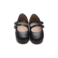 Chaussures Mary Jane en cuir véritable de qualité supérieure, à double bride, avec semelles en caoutchouc antidérapantes, vente en gros