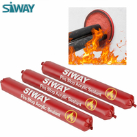 Scellant isolant à base d'acrylique haute température UltraFire 1500C pour la construction, le travail du bois, les poêles, les joints à haute chaleur, l'emballage