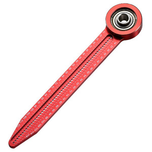 Compas de traçage circulaire en alliage d'aluminium avec roulement, outil de marquage de haute précision pour le positionnement des points centraux en menuiserie - Product Image 1