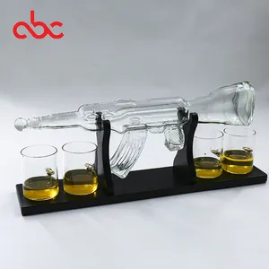 Hot Bán Rượu Vang Dispenser Với Kính Súng Trường Rượu Chủ Và Rack Cho Rượu, Tequila, Bourbon