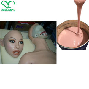 רפואי כיתה רך קשיות עור צבע שני רכיב פלטינה לרפא סיליקון גומי להכנת נרתיק מין צעצועים - Product Image 4