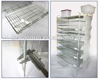 Prix de gros Cage de batterie de ferme de caille d'usine chinoise Nouvelles cages pour animaux en acier pour oiseaux et lapins pondeuse poulet utilisation agricole