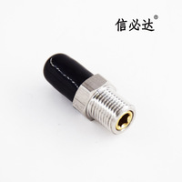 Connecteur rapide en acier inoxydable, entrée d'air mâle de 8mm, 3/8 pouces, avec clapet anti-retour pour outils pneumatiques