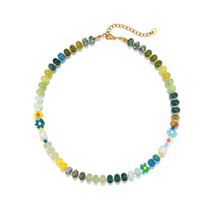 <span class=keywords><strong>Collana</strong></span> da Donna con <span class=keywords><strong>Perline</strong></span> Colorate Arcobaleno Pastello, <span class=keywords><strong>Collana</strong></span> con <span class=keywords><strong>Fiori</strong></span> Colorati, Gioielli Estivi da Spiaggia, <span class=keywords><strong>Collana</strong></span> alla Moda - Product Image 5