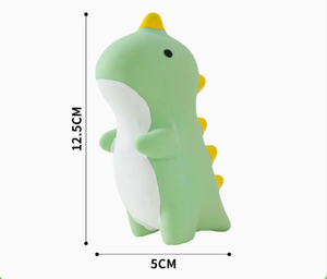 Jouet à mâcher interactif en latex pour chien, motif dessin animé mignon (fruits et animaux), couineur, souple et résistant aux morsures, pour chiots et chiens de petite et moyenne taille - Product Image 2