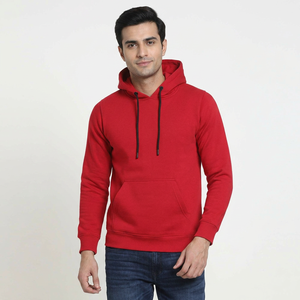 Sudaderas con Capucha Rojas de Alta Calidad para Hombre con Diseño de Logotipo Personalizado, Secado Rápido, Transpirables, con Estampado en Relieve, Tallas Grandes Disponibles - Product Image 1