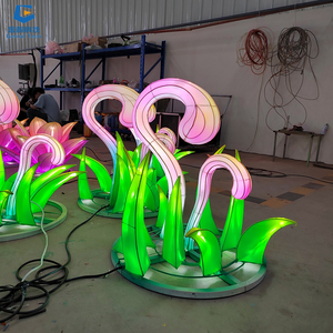 โคมไฟดอกไม้ SGFL299ตกแต่งเวทีโคมไฟดอกไม้ผ้าไหมสำหรับงานเฉลิมฉลองวันวาเลนไทน์ปีใหม่ - Product Image 6