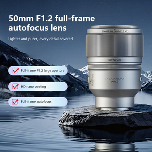 ซองราว์ 50 มม. F1.2 ฟูลเฟรมออโต้โฟกัสเลนส์รูรับแสงขนาดใหญ่เลนส์ถ่ายภาพบุคคลสำหรับโซนี่ เอฟอี นิคอน ซี เมาท์กล้องมิเรอร์เลส - Product Image 6