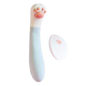 AV Wand Wearable <b>Vibrator</b> with Love Cat Paw Design for Female Massage USB Rechargeable & IPX7 Waterproof Orgasm Flirting Sex Toy - Product Image 1