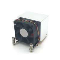 Lga2011 2u Cpu Cooler Avec Base En Cuivre et Ailettes 120w Tdp 12v 4pin Pwm 104*75*67mm pour Pc Server Cpu Cooler Radiateur