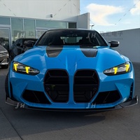Panneau LED DRL jaune CSL pour phares avant BMW G80 G82 I4 LCI 2025+ (effet yeux de serpent) - Feux de jour