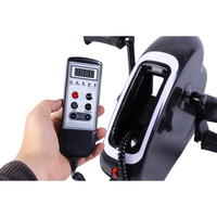 Máquina de Ejercicios para Piernas y Brazos Motorizada con Control Remoto y Velocidad Ajustable, Pantalla LCD, Pedal de Ejercicio