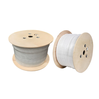 Câble LAN Cat6 UTP 23AWG en cuivre nu massif, 4 paires 8 conducteurs, avec séparateur croisé, LSZH CMR, pour câblage horizontal de rack de serveur