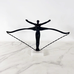 Supporto per <span class=keywords><strong>Libri</strong></span> in Ghisa con Base in Marmo, Decorazione da Scrivania, Regalo Aziendale per Anniversario, Ornamento da Ufficio, Direttamente dalla Fabbrica - Product Image 3