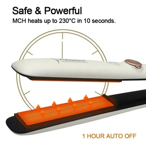 Plancha de pelo ultrasónica infrarroja, cepillo eléctrico para alisar el cabello, alisado, portátil - Product Image 2