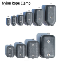 Serre-cordes en nylon adaptés aux cordes en nylon de 6 mm/8 mm/10 mm/12 mm avec vis en acier inoxydable pour laisses de chien
