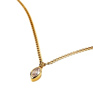 Classic Multi-Color <b>Butterfly</b> Zircon Buddhism Necklace Retro <b>Light</b> Luxury Stainless Steel Collarbone Chain Real Fashion Pendant - Product Image 5