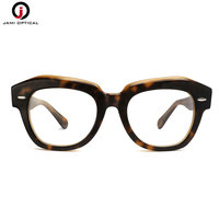 Lunettes optiques de prescription en acétate épais à motifs floraux colorés pour femmes, lunettes de haute qualité faites à la main