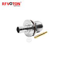 Conector Coaxial RF de 50 ohmios con Conector Hembra Tipo N a Prueba de Agua para Cable Coaxial RG401 250