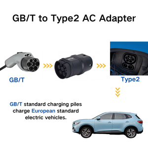 Adaptador de Carga para Vehículos Eléctricos AOTAI Nuevo GB/T a Tipo 2, 32A 250V CA, Estándar Chino, Adaptador Europeo para Vehículos Eléctricos, Protección IP54, Potencia Máxima de 7.4kW - Product Image 3