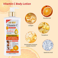 Lotion Corporelle Hydratante Super Éclaircissante 500ml en Gros à l'Arbutine, Acide Kojique, Papaye, Curcuma, Vitamine C et B3 pour le Visage et le Corps