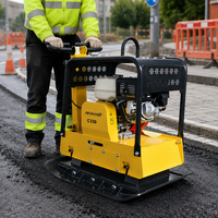 آلة دك التربة الاهتزازية NEWLAND C330 بقوة 38 كيلو نيوتن ووزن 247 كجم لدمك أساسات الطرق وملء الخنادق