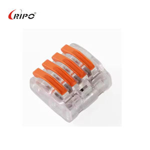 Conector de cable de empalme de conexión rápida reutilizable transparente compacto de 4 pines, hecho de plástico duradero - Product Image 5