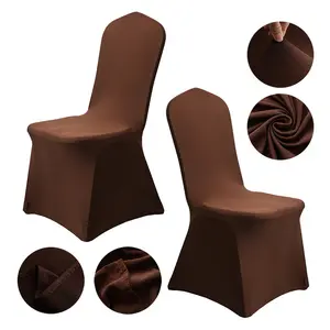 Chair Cover for Wedding Rentals Event planner Chocolate Brown Event chair cover