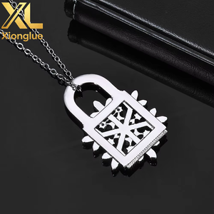 Dazzling <b>Men</b> Jewelry <b>Silver</b> Tone Snowflake Pendant <b>Necklace</b> <b>for</b> Festive Occasions - Product Image 5