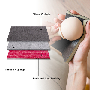 2000pcs 1.2インチ30mm植毛ラウンドサンディングスポンジ研磨ディスクフックとループが車の電話の研磨と研削用に8% オフ - Product Image 2