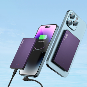 Leyi chất lượng tốt nhất Magnetic 5000mAh xách tay nhanh chóng ngân hàng điện không dây sạc cho iPhone sạc di động ngân hàng - Product Image 1