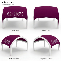 Tente gonflable personnalisée CATC avec logo, pour événements, publicité extérieure, imperméable, résistante au vent, ignifuge, anti-UV, pour promotion de spectacles