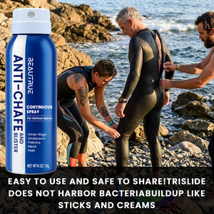 Lubricante Corporal Antirozaduras de Marca Privada en <span class=keywords><strong>Spray</strong></span> Continuo, Previene <span class=keywords><strong>Rozaduras</strong></span>, Ampollas y Fricción, Protección y Confort Corporal - Product Image 1