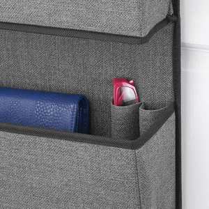 Nordic Style Wall Mounted Hanging <b>Basket</b>-over Door Storage Bag with 3 Separable <b>Shelves</b> for Clothing & Jewelry Garage Use - Product Image 6