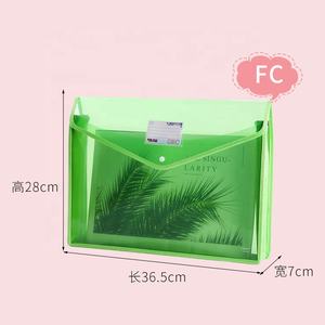 A3 A4 A5 FC <span class=keywords><strong>documento</strong></span> in plastica trasparente per ufficio in PVC satinato con borsa per cartelle trasparente con fondo impermeabile - Product Image 5