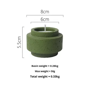Nordic Minimalist Cement Household Scented <strong>Candle</strong> Cup DIY <strong>Candle</strong> Empty Cup <strong>Candle</strong> <strong>Holder</strong> Decoration Soy Wax Container - Product Image 6