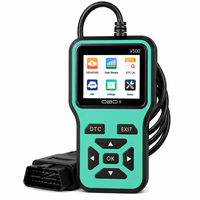 Escáner de Automóviles V500 OBDII EOBD, Lector de Códigos de Error del Motor con Datos en Tiempo Real, Consulta de DTC, Verificación de Voltaje de Batería y Revisión de Diagnóstico