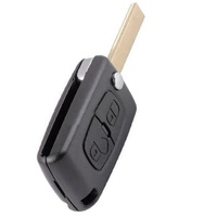 CE0523 2 Boutons 433 MHZ ID46 PCF7941 Puce VA2 HU83 Lame Fob Pliant Clé de Voiture à Distance pour Peugeot 207 307 308 407