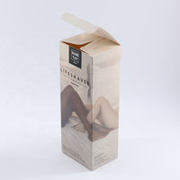 Haute Qualité À Faible Quantité Minimale De Commande Soie Bas Emballage Boîtes Vêtements Chaussettes Boîte Impression Personnalisée Papier Boîtes