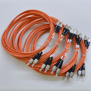 Cable de Fibra Óptica Dúplex Naranja de 3m OM2 2 Hilos LSZH con Conector FC/UPC para FTTH FTTTB FTTTX - Product Image 2