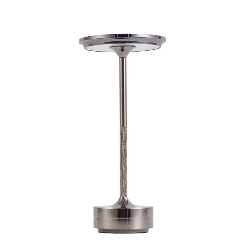 Nordic hot selling metal cordless rechargeable led table lamp retro restaurant bar dimmable atmosphere night light