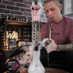Usine En Gros <span class=keywords><strong>Shi</strong></span>_carver Narguilé En Acier Inoxydable Gatling Style Shisha Coffret Cadeau Version Originale Narguilé Ensemble Chiha - Product Image 1