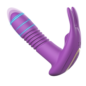 リアルなシリコン舌で舐めるような感触の大人女性向けGスポット・クリトリス刺激用バイブレーター、ニップルマッサージ機能付き、売れ筋商品 - Product Image 1