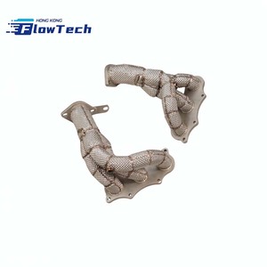 ท่อร่วมไอเสียสมรรถนะสูง สแตนเลส 304 พร้อมแผ่นกันความร้อน สำหรับ Lotus 3.5T Supercharged V6 - Product Image 4