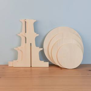 Support à cupcakes en contreplaqué à 4 niveaux, facile à assembler, pour mariages et fêtes, étagères de rangement pour marché et salon - Product Image 6